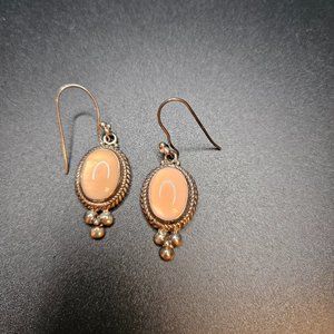 Sterling Silver Mother of Pearl Earrings